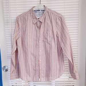 Striped Pink Women's Shirt